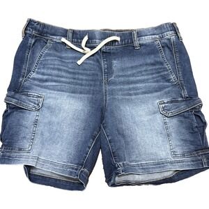 TORRID Drawstring Highwaist Stretch 4 Pocket Carpenter SHORTS PLUS SIZE 3